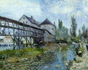 阿尔弗莱德 西斯莱 : Provencher's Mill at Moret